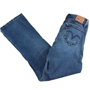 Levi's 529 Curvy Bootcut Jeans Women's 8 Medium Wash Stretch Denim W29 L32
